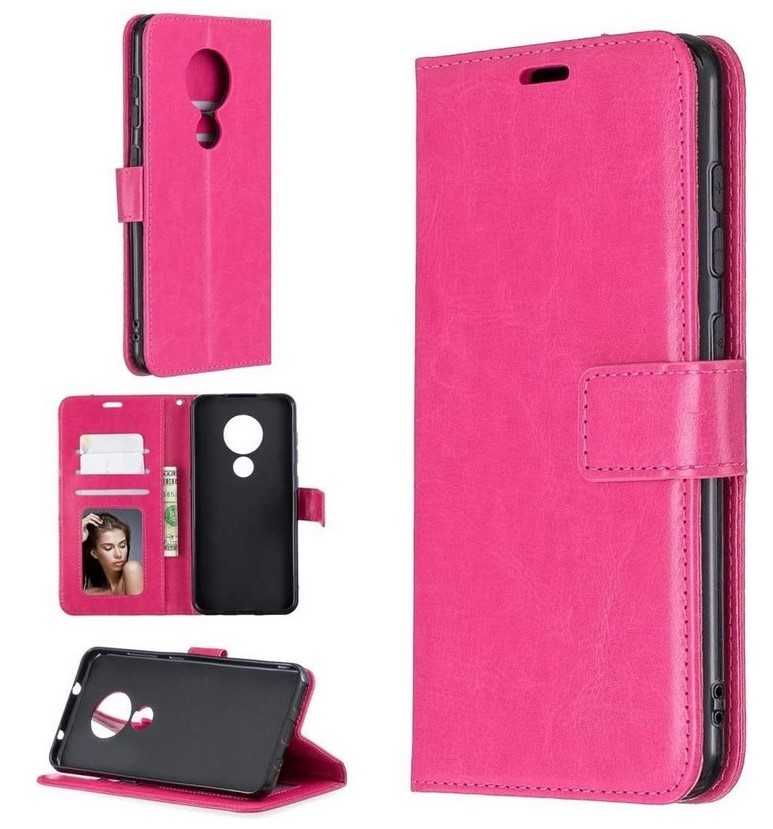 LuxeBass hoesje geschikt voor Samsung Galaxy A21S hoesje book case + 2 stuks Glas Screenprotector roze
