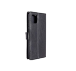 LuxeBass hoesje geschikt voor Samsung Galaxy A42 hoesje book case + 2 stuks Glas Screenprotector zwart
