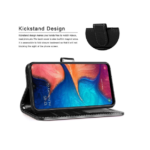 LuxeBass hoesje geschikt voor Samsung Galaxy M51 hoesje book case + 2x Glas Screenprotector rose goud