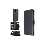 LuxeBass hoesje geschikt voor Samsung Galaxy Note 20 Ultra hoesje book case + 2 stuks Glas Screenprotector zwart