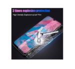 LuxeBass hoesje geschikt voor Samsung Galaxy S7 hoesje book case + 2 stuks Glas Screenprotector zwart