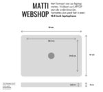 LuxeBass Waterdichte laptoptas - Laptop sleeve - Laptophoes - 13.3 Inch - Extra bescherming - (Zwart)