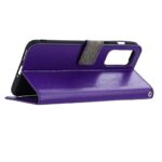 Boekhoesje en 2x Screenprotector geschikt voor iPhone 13 - Paars