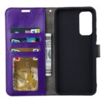 Boekhoesje en 2x Screenprotector geschikt voor iPhone 13 - Paars