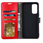 Boekhoesje en 2x Screenprotector geschikt voor iPhone 13 - Rood