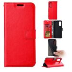 Boekhoesje en 2x Screenprotector geschikt voor iPhone 13 - Rood