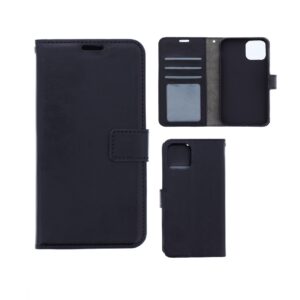 Boekhoesje geschikt voor iPhone 13 Pro - Zwart