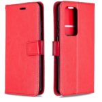 Hoesje geschikt voor Oppo A54 5G & Hoesje geschikt voor Oppo A74 5G hoesje bookcase Rood van LuxeBass