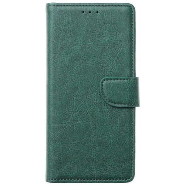 Hoesje geschikt voor Samsung Galaxy M12 hoesje book case groen van LuxeBass