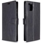 Hoesje geschikt voor Samsung Galaxy M12 hoesje book case zwart van LuxeBass
