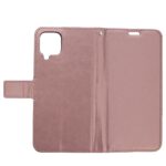 Hoesje geschikt voor Samsung Galaxy M12 hoesje bookcase Goud van LuxeBass