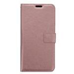 Hoesje geschikt voor Samsung Galaxy M12 hoesje bookcase Goud van LuxeBass