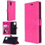 Hoesje geschikt voor Samsung Galaxy M12 hoesje bookcase Roze van LuxeBass