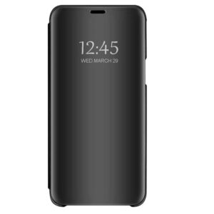 Hoesje geschikt voor Samsung Galaxy S10 Hoesje - Clear View Case - Zwart