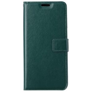 Boekhoesje geschikt voor Motorola Moto E6i/E6S - Groen