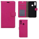 Boekhoesje geschikt voor Motorola Moto E6i/E6S - Roze