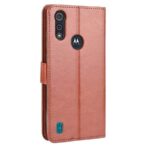 Boekhoesje geschikt voor Motorola Moto E7i Power - Bruin