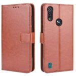 Boekhoesje geschikt voor Motorola Moto E7i Power - Bruin
