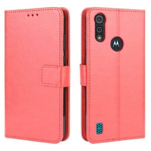Boekhoesje geschikt voor Motorola Moto E7i Power - Rood