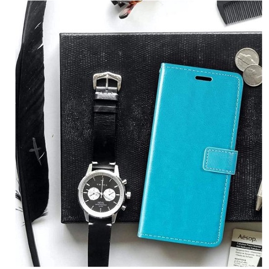 Boekhoesje geschikt voor Motorola Moto E7i Power - Turquoise