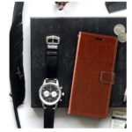 Boekhoesje geschikt voor Motorola Moto G100 - Bruin