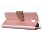 Boekhoesje geschikt voor Nokia 1 Plus - Rosegoud