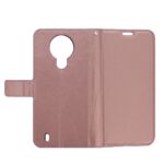 Boekhoesje geschikt voor Nokia 1.4 - Rosegoud