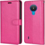 Boekhoesje geschikt voor Nokia 1.4 - Roze