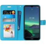 Boekhoesje geschikt voor Nokia 1.4 - Turquoise