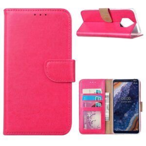Boekhoesje geschikt voor Nokia 9 - Roze