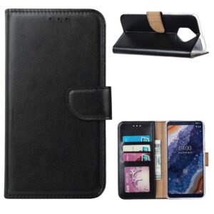 Boekhoesje geschikt voor Nokia 9 - Zwart