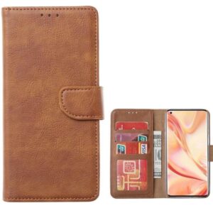 Boekhoesje geschikt voor Oppo A73 - Bruin