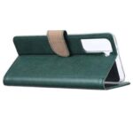 Boekhoesje geschikt voor Oppo Find X3 Lite - Groen