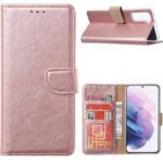 Boekhoesje geschikt voor Oppo Find X3 Lite - Rosegoud