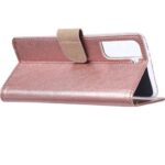 Boekhoesje geschikt voor Samsung Galaxy S21FE - Rosegoud