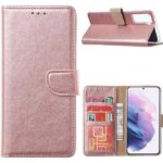 Boekhoesje geschikt voor Samsung Galaxy S21FE - Rosegoud