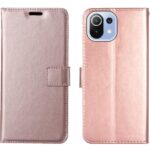 Boekhoesje geschikt voor Xiaomi Mi 11 Lite - Rosegoud