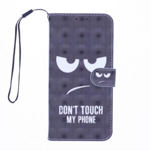 Boekhoesje met print geschikt voor Apple iPhone 12 Pro Max - Don't Touch My Phone 3D