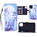 Boekhoesje met print geschikt voor Apple iPhone 12 Pro Max - Wolf