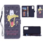 Boekhoesje met print geschikt voor Motorola G9 - Don't Touch My Phone Duck 3D