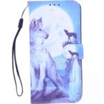 Boekhoesje met print geschikt voor Motorola G9 - Wolf