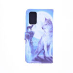 Boekhoesje met print geschikt voor Motorola Moto G100 - Wolf