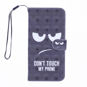Boekhoesje met print geschikt voor Motorola Moto G9 Play - Don't Touch My Phone 3D