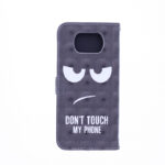 Boekhoesje met print geschikt voor Nokia 2.4 - Don't Touch My Phone 3D