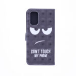 Boekhoesje met print geschikt voor Samsung Galaxy A02s - Don't Touch My Phone 3D