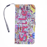 Boekhoesje met print geschikt voor Samsung Galaxy A02s - Smile Graffiti