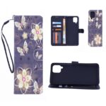 Boekhoesje met print geschikt voor Samsung Galaxy A22 4G - Butterflies And Flowers 3D