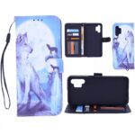 Boekhoesje met print geschikt voor Samsung Galaxy A32 5G - Wolf