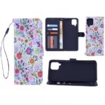 Boekhoesje met print geschikt voor Samsung Galaxy A42 - Flowers