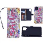 Boekhoesje met print geschikt voor Samsung Galaxy A42 - Smile Graffiti